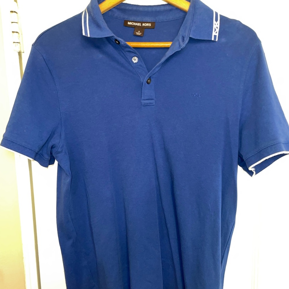Michael Kors Men's Polo in Rich Blue